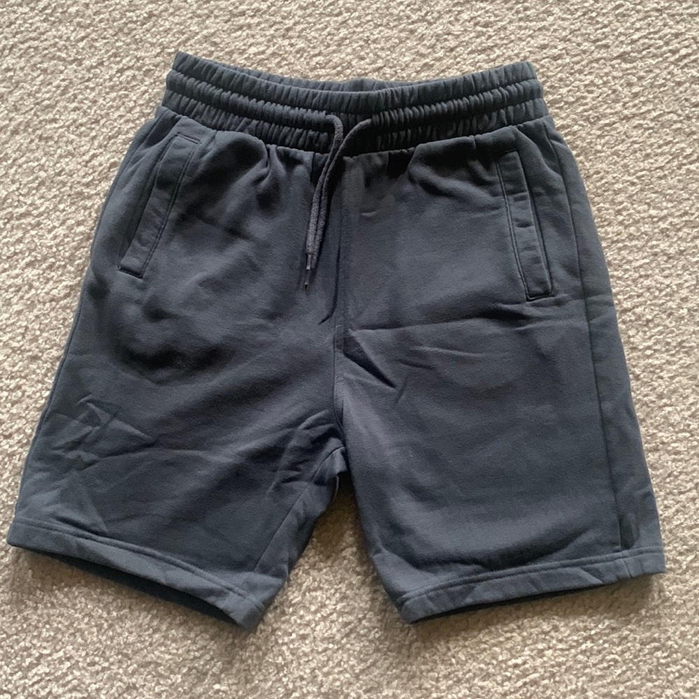 Dark Grey H&M Fleece Jogger Shorts